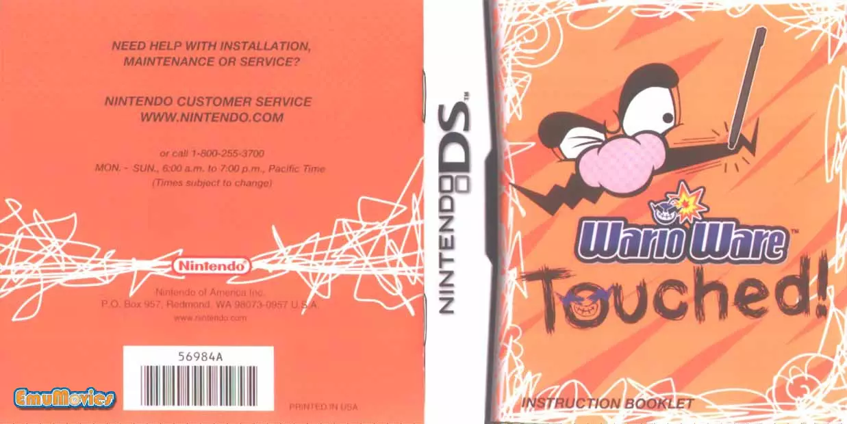 manual for WarioWare - Touched!